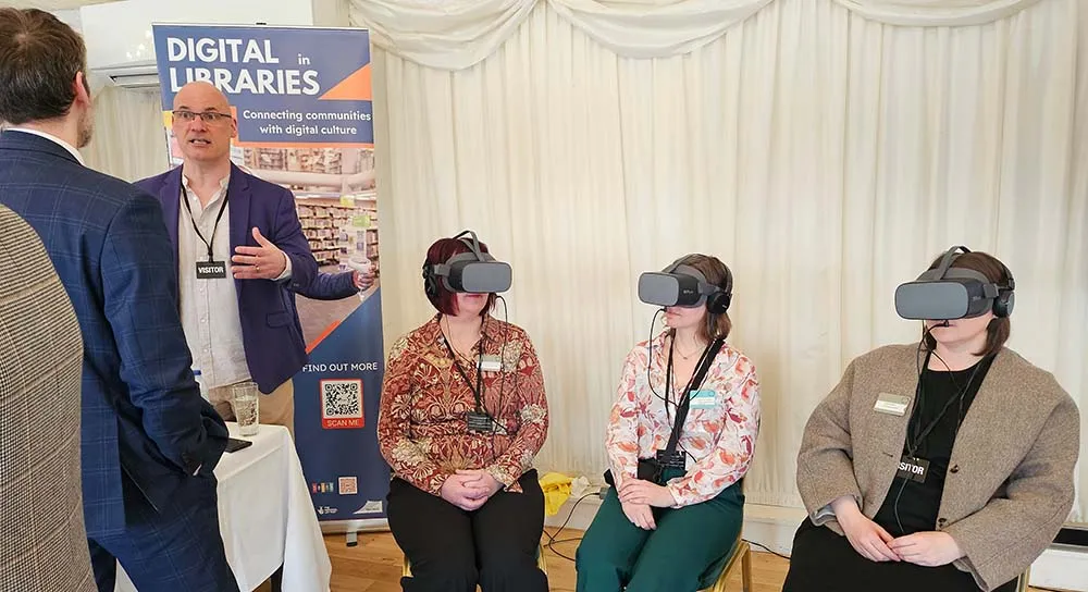 Digital Spaces library VR programme
