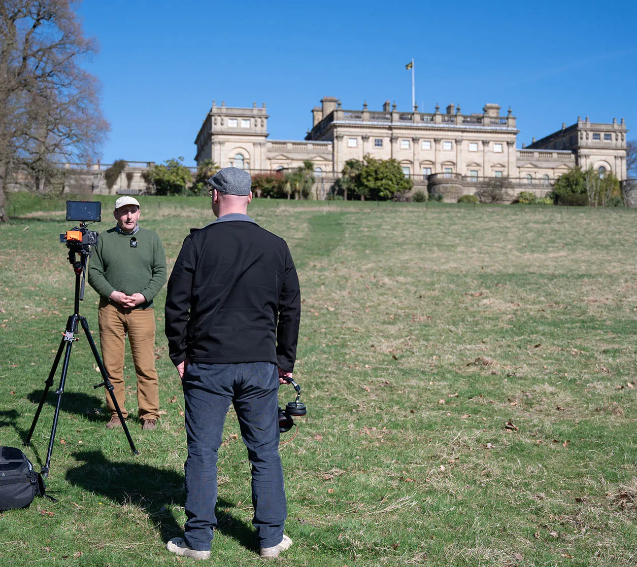 Harewood head gardener Trevor talks about Capability Brown's gardens